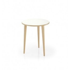 Table OLAF bout de canapé ronde type scandinave