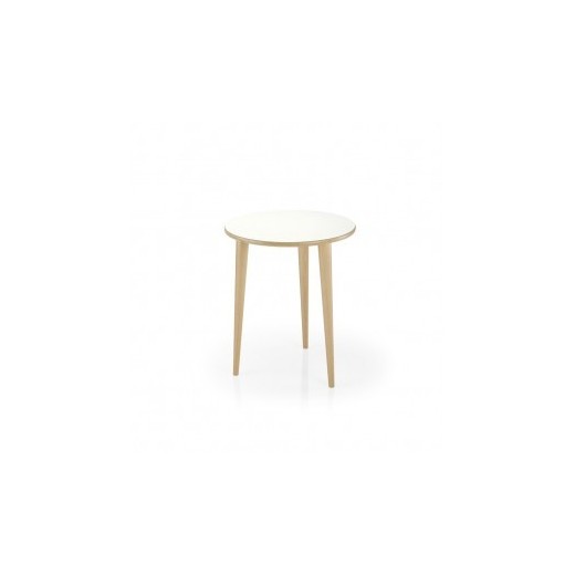 Table OLAF bout de canapé ronde type scandinave