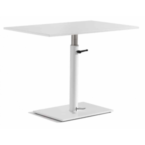 Table 130x90 hauteur variable 75/112 cm