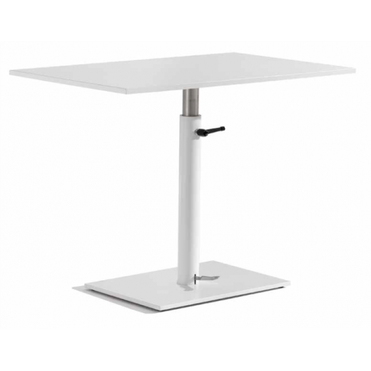 Table 130x90 hauteur variable 75/112 cm